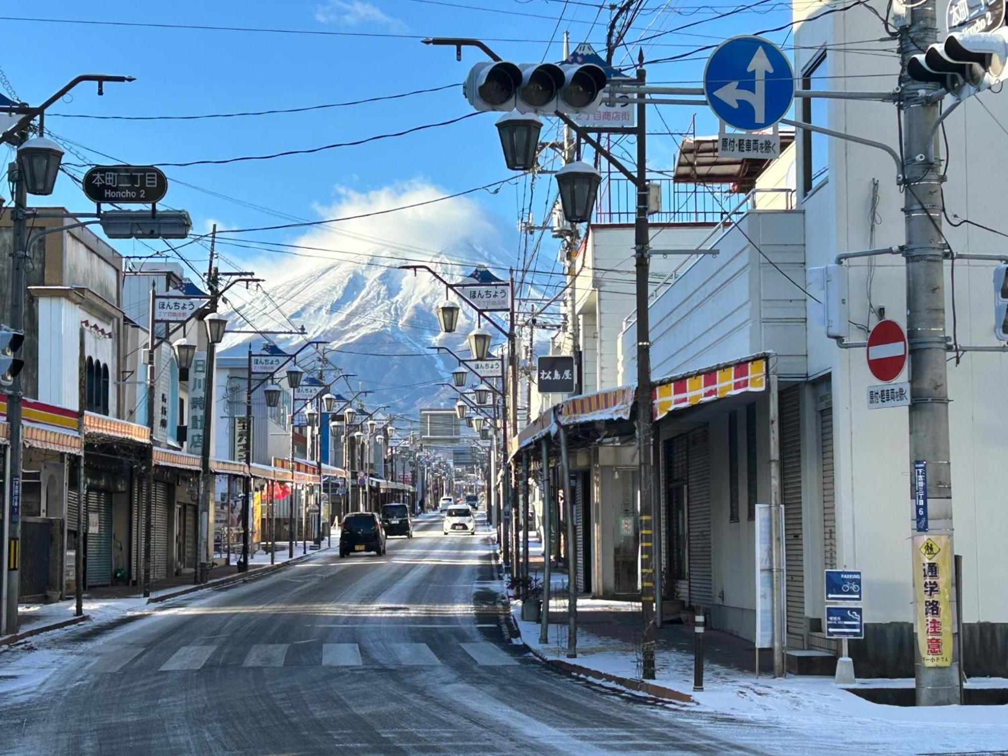 Guest House Fuji No Yado Akebono Building A - Vacation Stay 74316V Fujiyoshida Ngoại thất bức ảnh